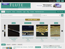 Tablet Screenshot of freefluteclassifieds.com
